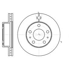 REMSA 61016.10 (424937 / 424938
 / 424938) диск тормозной передний\ Fiat (Фиат) ducato,Peugeot (Пежо) Boxer (Боксер) 2.2d / hdi / 2.3d / 3.0hdi 06>