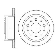 REMSA 61057.00 (424941 / 424942 / 4249K6
) диск тормозной задний\ Fiat (Фиат) ducato,Citroen (Ситроен) Jumper (Джампер) 2.2d / 2.3d / 3.0hdi 06>