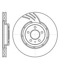 REMSA 61111.10 (8K0615301B
 / 8K0615301B / 8K0615301E) диск тормозной передний\ Audi (Ауди) a4 / a5 / q5 1.8-3.2fsi 07>