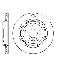 REMSA 61305.10 (30736316 / 30769060) диск тормозной задний\ Volvo (Вольво) s80 / v70 / xc70 1.6-3.2i / d 06>