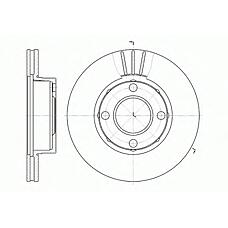 REMSA 6177.10 (895615301A / 1609 / 230234) диск тормозной передний\ Audi (Ауди) 80 1.6-1.9tdi 88>