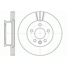 REMSA 6416.10 (230437 / 701615301A / 701615301D) диск тормозной передний\ VW t4 2.0-2.5d 90-96
