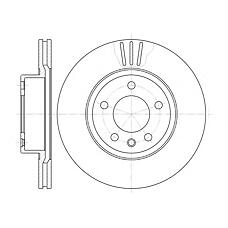 REMSA 6490.10 (0569053 / 230446
 / 230446) диск тормозной передний вентилируемый\ Opel (Опель) Omega (Омега) 2.0 94>