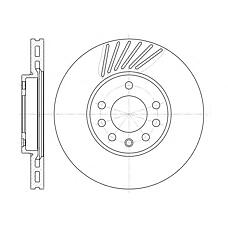 REMSA 6494.10 (0569009 / 0569056 / 230605) диск тормозной передний\ Opel (Опель) vectra, Saab (Сааб) 900 1.6-1.7d 99>