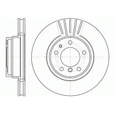 REMSA 6509.10 (230399
 / 230399 / 34111162093) диск тормозной передний\ BMW (БМВ) e38 2.5-3.5 m57 / m60 / m62 93>
