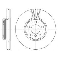 REMSA 6600.10 (230784 / 34116750713 / 34116756045
) диск тормозной передний\ BMW (БМВ) x5 3.0 / 4.4 / 3.0d 00>