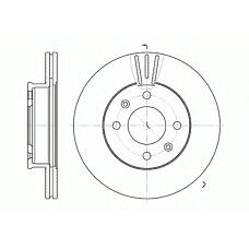 REMSA 695810 (230626 / 517121C100 / 517121C300) тормозной диск