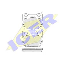 ICER 141090 (SFP000160 / SFP000280 / STC1601) колодки торм.дисковые