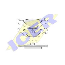 ICER 180775 (4196317 / 5055967 / 8967101) колодки торм.дисковые