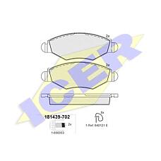 ICER 181439702 (181439702 / 425212 / 425228) комплект тормозных колодок, диско