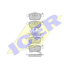 ICER 181592 (1605080 / 1605099 / 1605177) колодки дисковые передние \ Opel (Опель) Meriva (Мерива) 1.4-1.7dti 03>