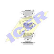 ICER 181777 (7L6698151B) колодки дисковые передние\ VW Touareg (Туарег) 3.0-6.0 v12 04>