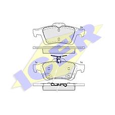 ICER 182106 (31341331 / BV6Z2200C / CV6Z2200A) колодки дисковые задние\ Ford (Форд) Focus (Фокус) III 1.6 / 1.6 ecoboost / 1.6tdci / 2.0tdci 11>