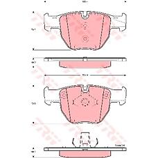 TRW GDB1526 (05P909 / 097900 / 0986) колодки дисковые п.\ Land rover (Ленд ровер) range rover 4.4i / 3.0td 02>