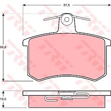 TRW GDB814 (5892650 / 9939503 / 9941873) колодки дисковые з.\ Audi (Ауди) 80 / 90 / 100 / a4 / a6 / a8 <98