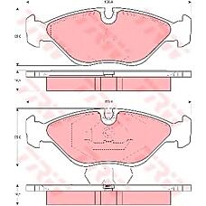 TRW GDB969 (8993719 / 8993768 / 8968976) колодки тормозные дисковые