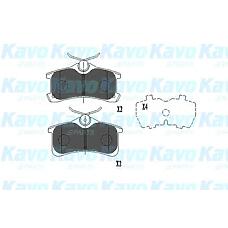 KAVO KBP-9017 (0446602060 / 0446602010 / 105002) колодки тормозные Toyota (Тойота) Avensis (Авенсис) 1.6-2.0 97-03 / Corolla (Корола) 1.4-1.9 00-02 задние