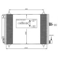 NRF 35649 (6455CP / 6455CP6455FX6455GY / 6455FX) радиатор кондиционера