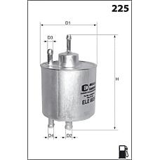 MECAFILTER ELE6029 (0024773801 / 0024773901
 / 0024773901) фильтр топливный