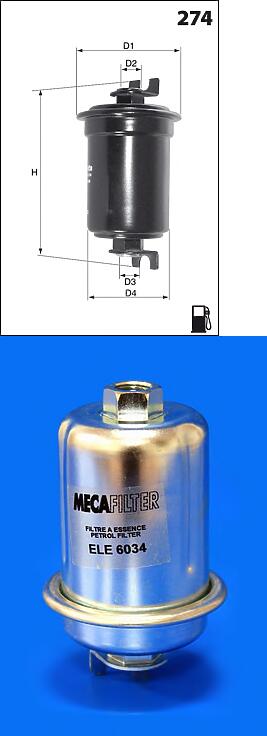 Фильтр топливный  ACCENT I (X3) 94>99