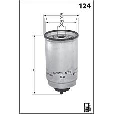 MECAFILTER ELG5223 (1001473 / 5020307 / 5023362) фильтр топливный