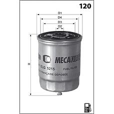 MECAFILTER ELG5266 (0K2KB13480 / 0K2KK13483 / 0K2KK13483A
) фильтр топливный