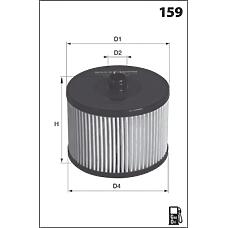 MECAFILTER ELG5293 (1318563 / 190177 / 190689) фильтр топливный
