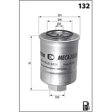 MECAFILTER ELG5355 (16901RJLE01 / 16901RMAE00
 / 16901RMAE00) фильтр топливный