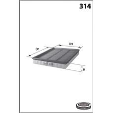 MECAFILTER ELP3867 (12786800 / 4080320801
 / 4080320801) фильтр воздушный