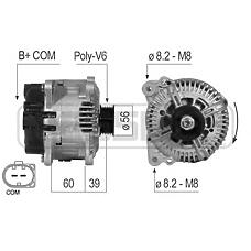 ERA 210551 (06C903016J / 301937RI / CAL15294) 210551_генератор Audi (Ауди) a6 2005-2006