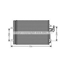 AVA QUALITY COOLING fd5427 (1437112) радиатор кондиционера