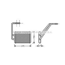 AVA QUALITY COOLING HY6121 (971382D000
 / 971382D000 / 971382D200) отопитель салона