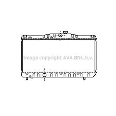 AVA QUALITY COOLING to2117 (1640011170 / 1640011200 / 1640015360) радиатор охлаждения Toyota (Тойота) corolla