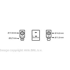AVA VW1076 (6N0820679C / 6N0820679A / 1H0820679A) выключатель пневматический кондиционера