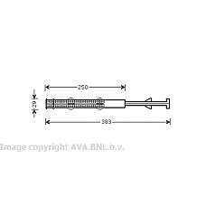 AVA VWD237 (7L0898191A / 95557314301 / 7L0898151A) осушитель кондиционера