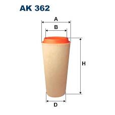 FILTRON AK362 (120043 / 120220M / 133712246997) фильтр воздушный