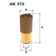 FILTRON AK 372 (8671488) фильтр воздушный\ Volvo (Вольво) s60 / v70 2.5t 03>