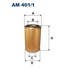FILTRON AM401/1 (120160 / 42488361 / 81083040038) фильтр воздушный man / mb / iveco / neoplan / setra