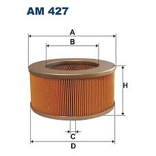 FILTRON AM427 (0145623603 / 145623603 / 283) фильтр воздушный Mazda (Мазда)