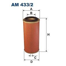 FILTRON AM4332 (MD603446 / 2813044000 / 2811344000)  фильтр воздушный