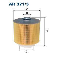 FILTRON AR3713 (059133843B / 4F0133843 / FA027) фильтр воздушный filtron ar 371 / 3 Audi (Ауди) a6 II (4f / c6), allroad II (4fh)