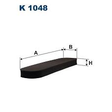 FILTRON K1048 (CAF46 / DGA091002 / FC01581) фильтр салона k1048