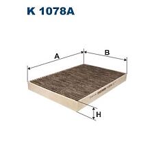 FILTRON K1078A (0986628513 / 103301 / 108617) фильтр салонный угольный k1078a
