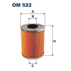 FILTRON OM522 (101889 / 10ECO083 / 1109T4) фильтр масляный om522