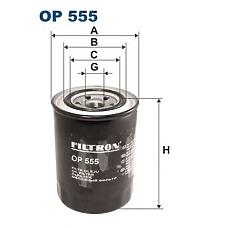 FILTRON OP555 (016414 / 01641431 / 0986452008) фильтр масляный cantermitsub