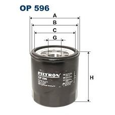 FILTRON OP596 (ADMT8215 / PNY214302
 / PNY214302) фильтр масляный ---