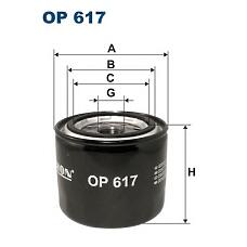 FILTRON OP617 (0451103316 / 0RF0323802 / 0RF0323802A) фильтр масляный Mitsubishi (Мицубиси)