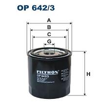 FILTRON OP 642/3 (1520800Q0M / 1520800Q0N / 1651000KA1) фильтр масляный\Nissan (Ниссан) Pathfinder (Патфайндер) 3.0dci 10>