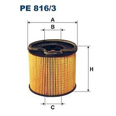 FILTRON PE 816/3 (0450907001 / 104710 / 1457030013) фильтрующий элемент топлива\Peugeot (Пежо) 206 / 306 / 307 / 406,citroenxantia 2.0hdi &bosch-system 99>