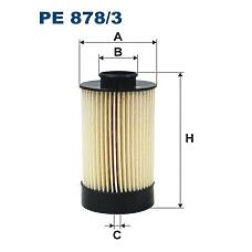 FILTRON PE878/3 (153071760222 / 2607200 / 4475FX) фильтр топливный